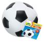 Preview: LENA® Soft-Fußball schwarz/weiß, 13 cm